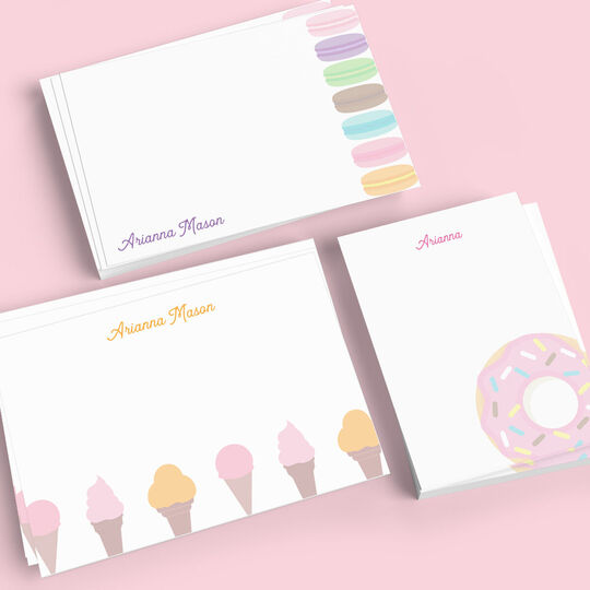 Sweets Flat Note Card Collection